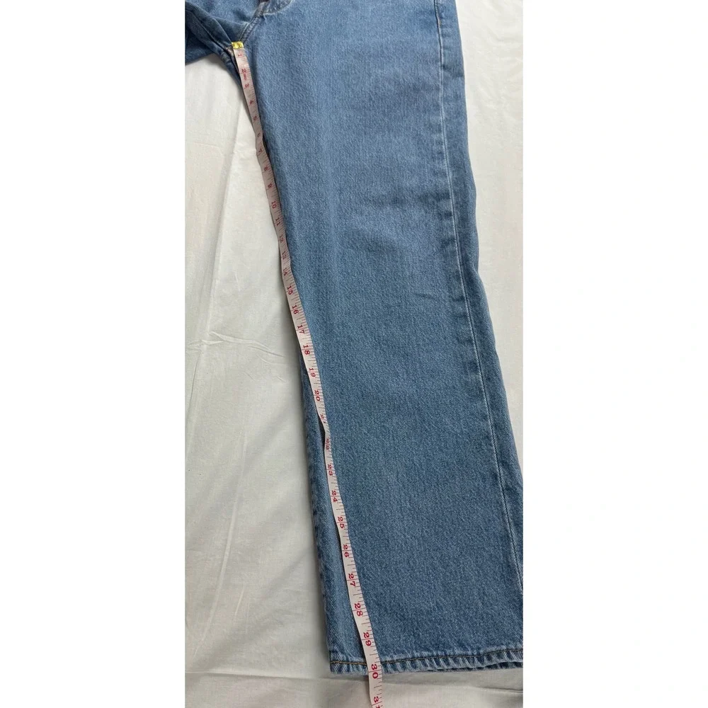Levis 501 Original Fit Jeans Mens 34x30 Medium Wash Blue‎ Button Fly